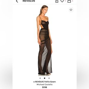X REVOLVE Michael Costello Follie Gown